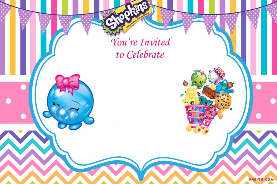 Приглашение на детский день рождения Пижамная вечеринка