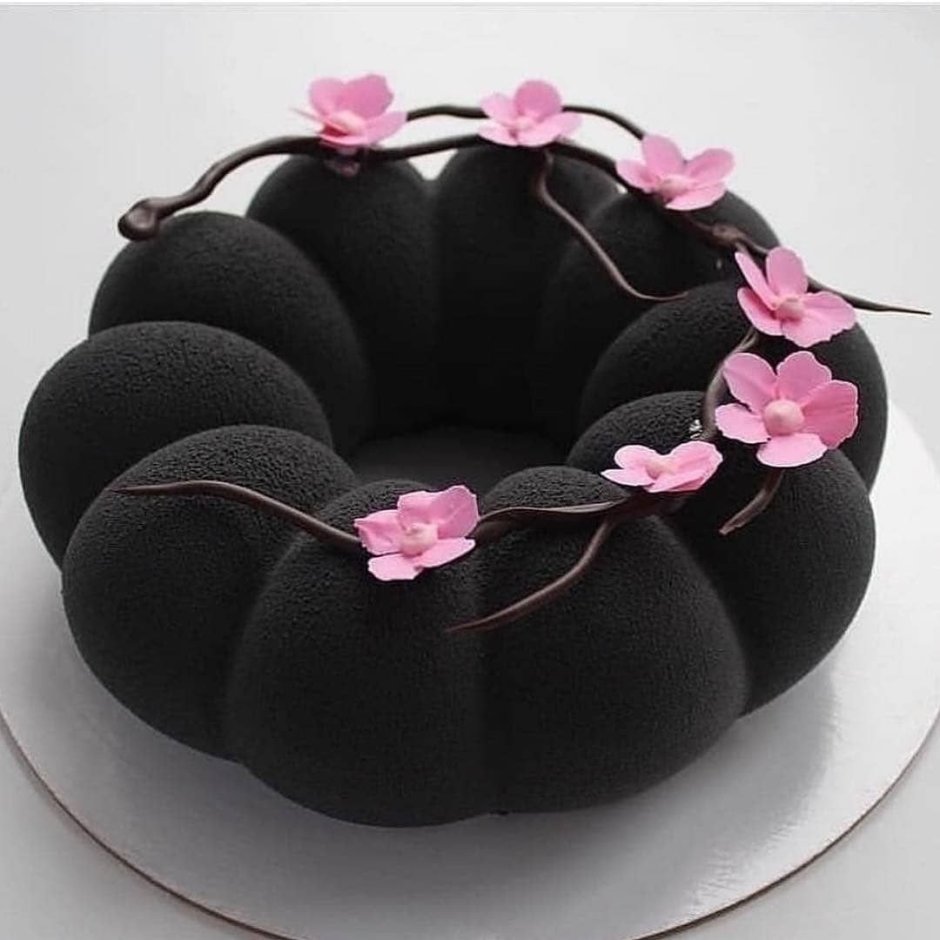 Черный велюровый торт