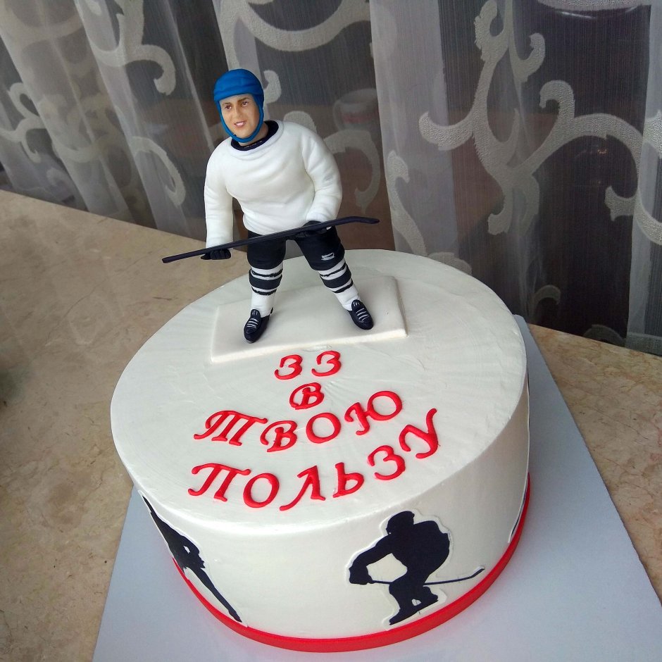 Торт хоккейная майка