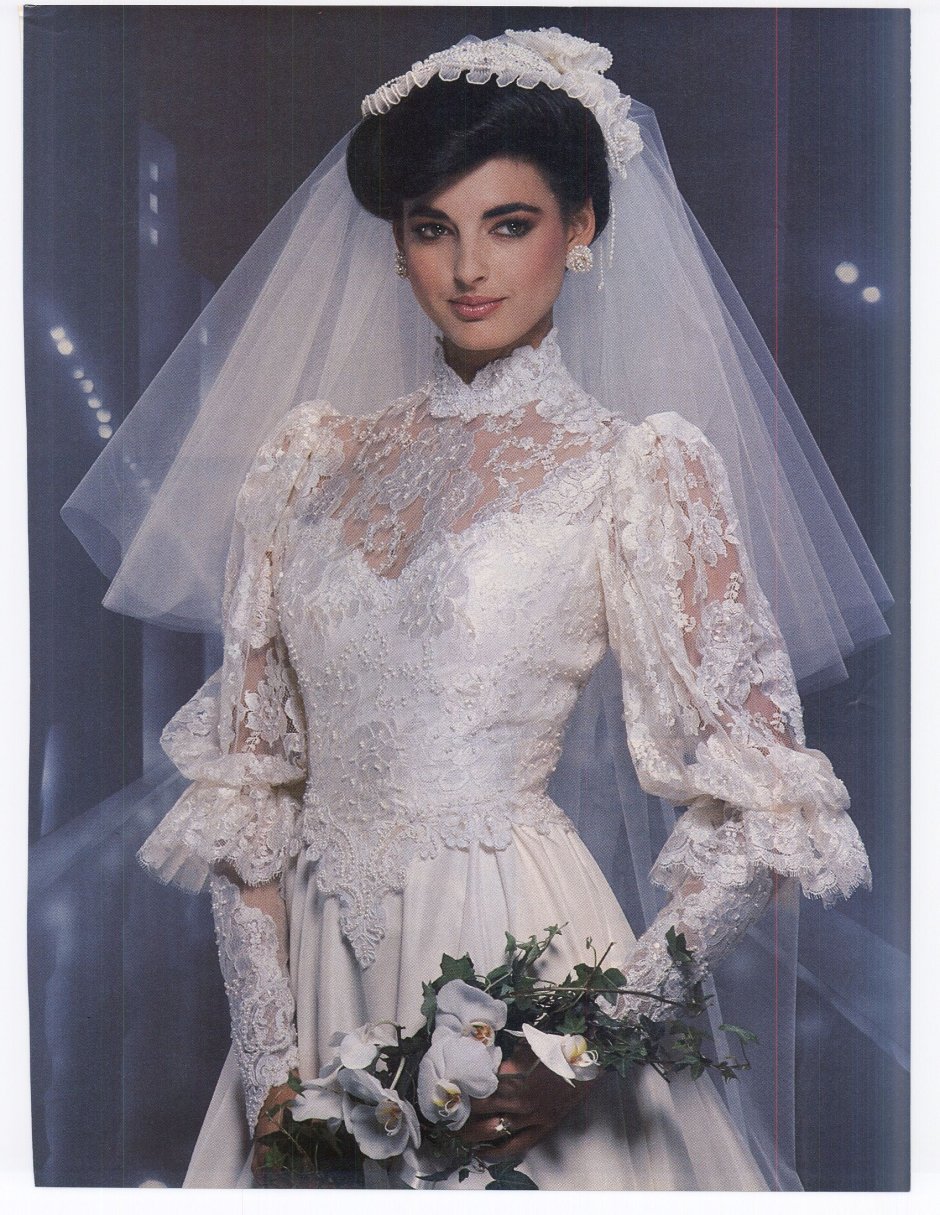 Свадебные платья 1990-х