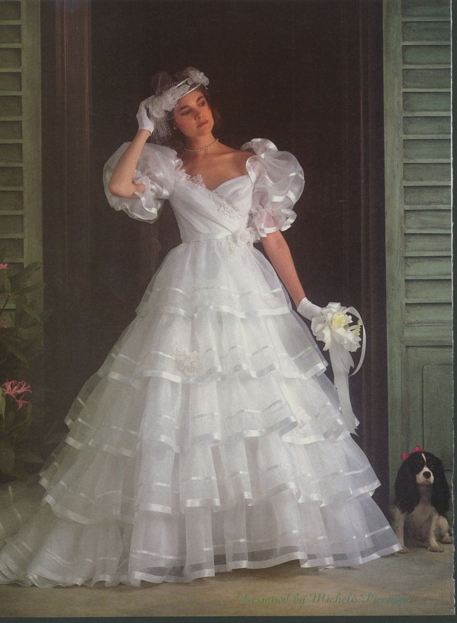 Свадебная мода 80-90