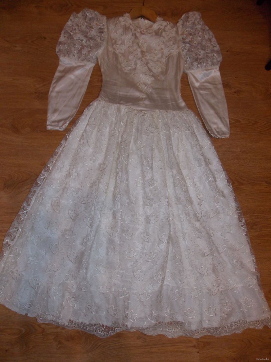 Короткие Свадебные платья 80 годы