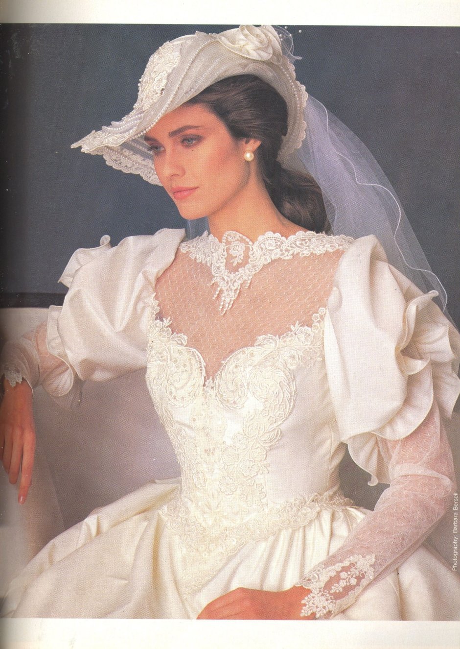 Свадебные платья 1980 мода