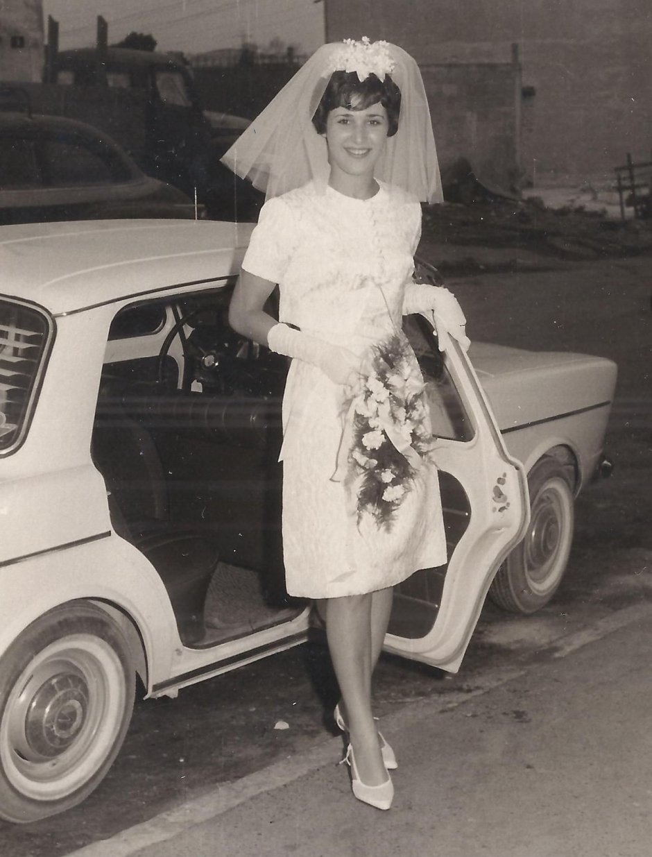 Платье свадебное 40-е годы