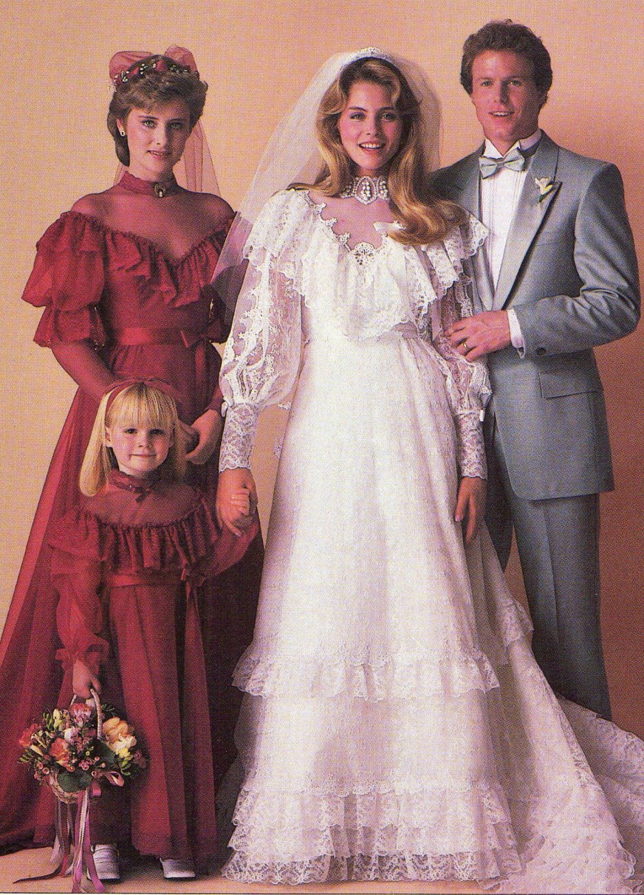 Свадебные платья 80-х годов