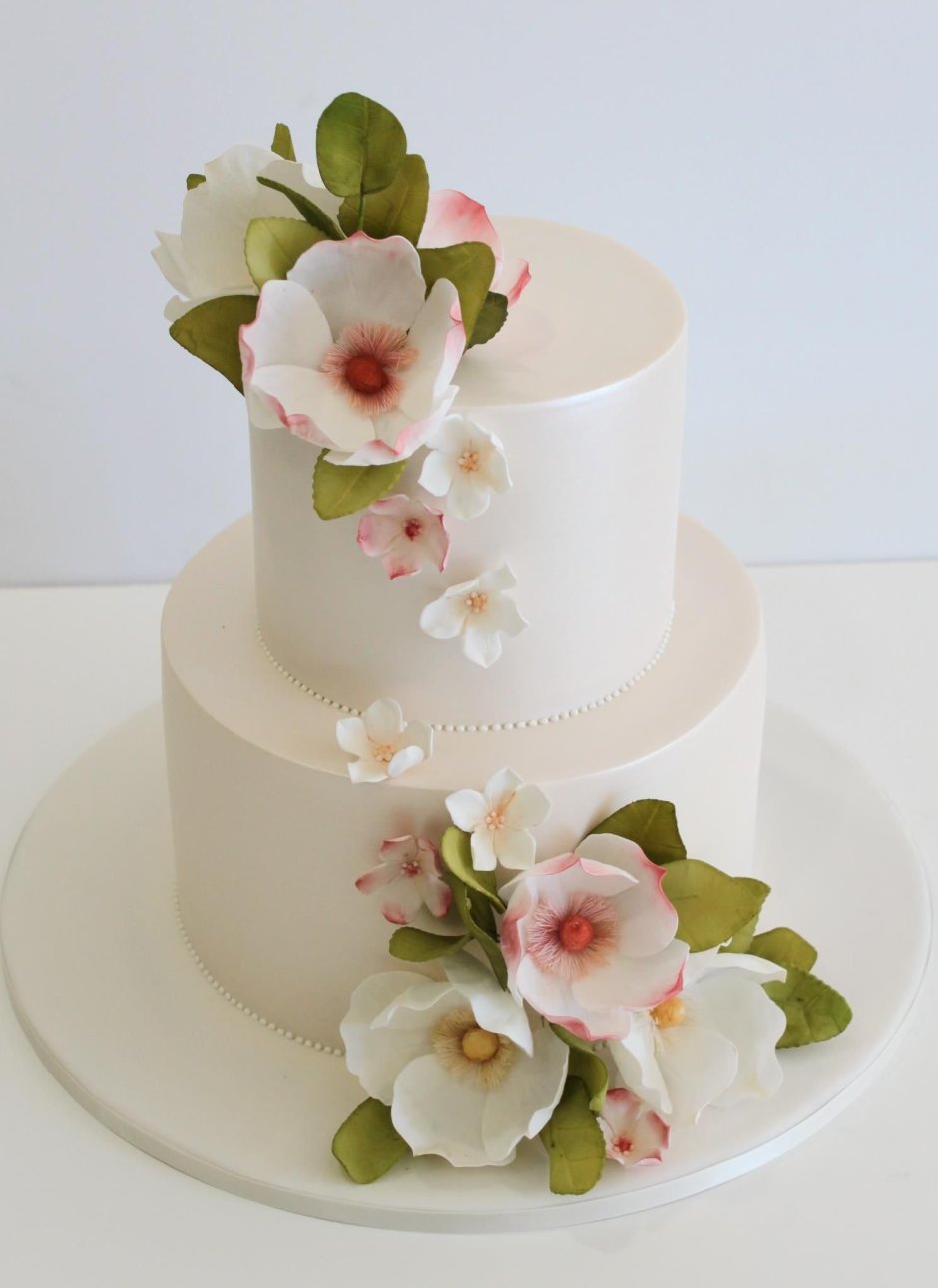 Тортики с розовой орхидеей