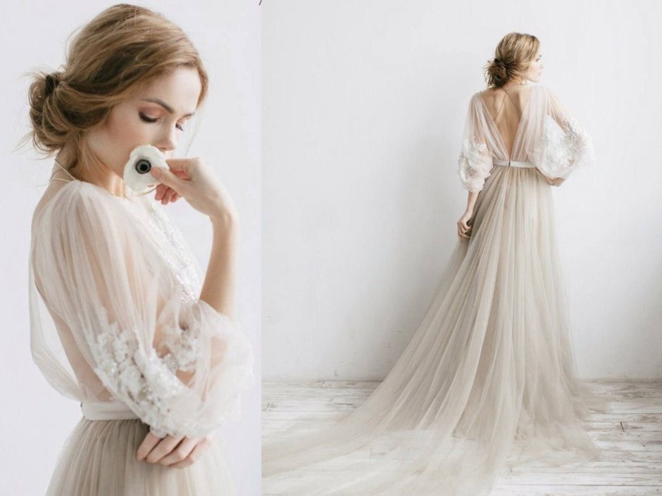 Свадебное платье бохо