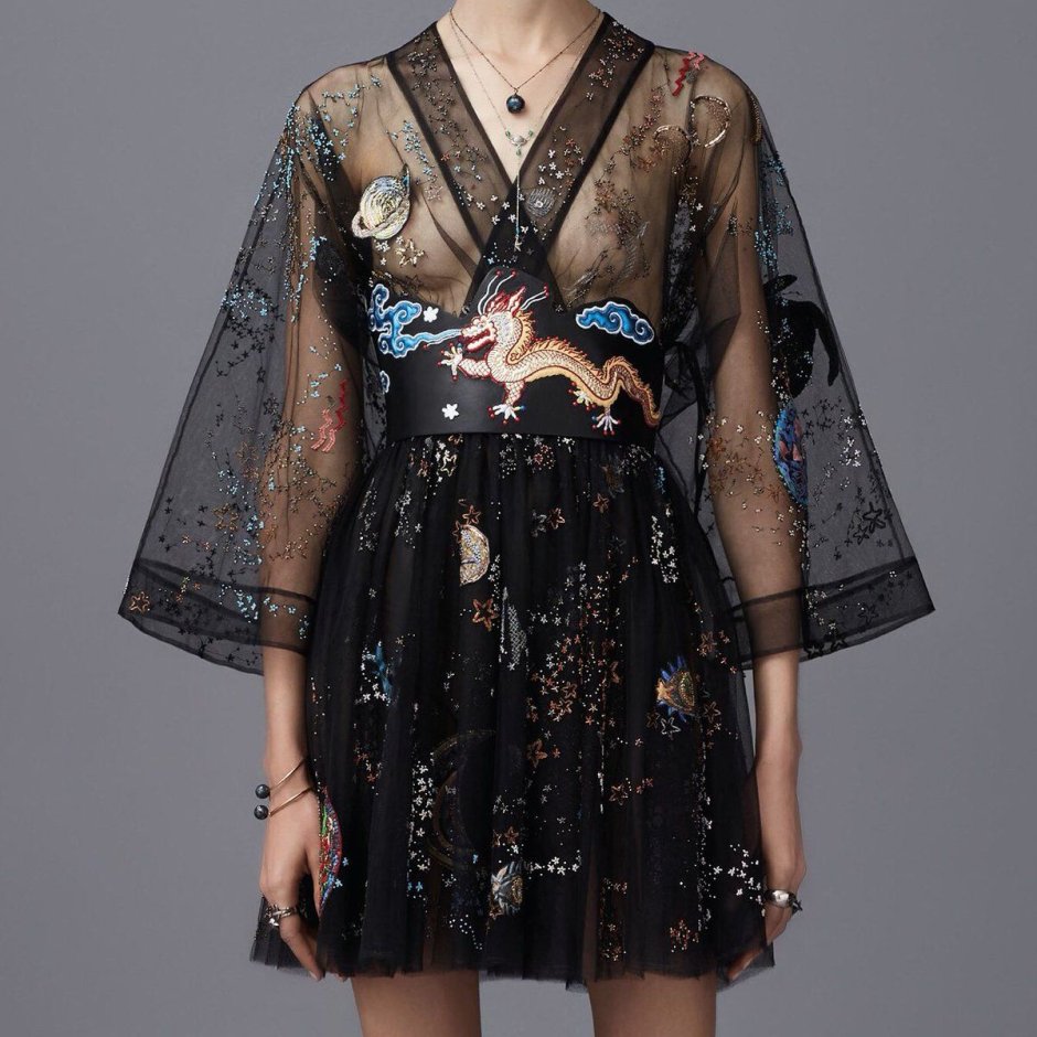 Платье Valentino Kimono 97