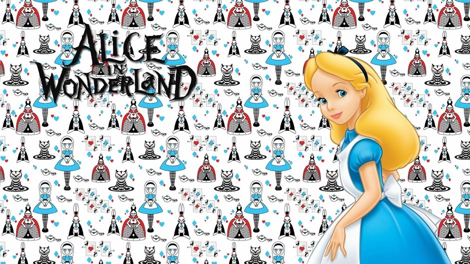 Алиса в стране чудес Дисней обои