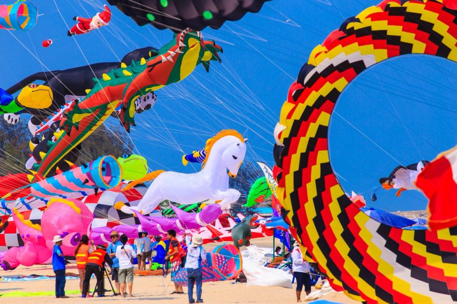 Фестиваль воздушных змеев в Вэйфане