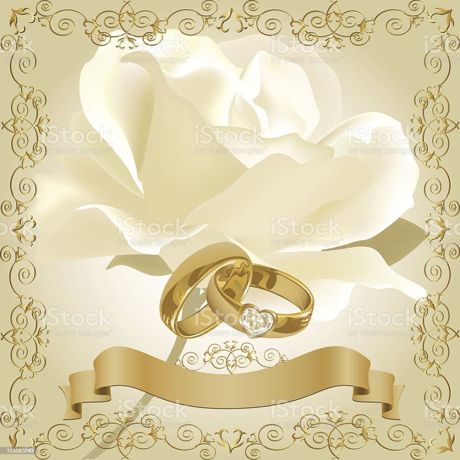 Плакат на золотую свадьбу