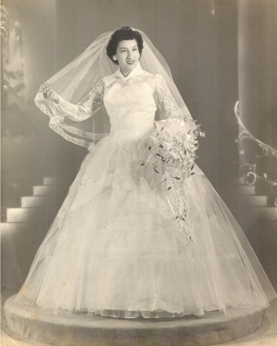 Свадебные платья 50-х