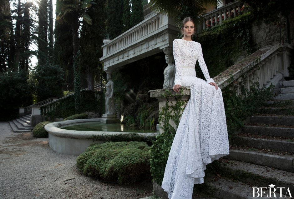 Свадебное платье в итальянском стиле