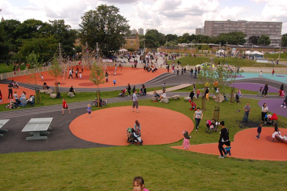 Берджес парк Лондон детская площадка