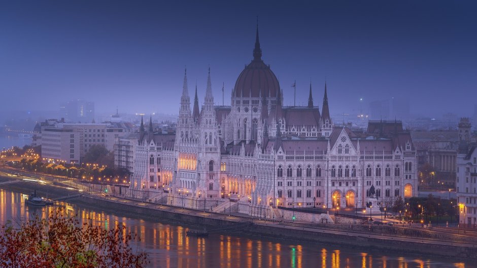 Ночной парламент в Будапеште