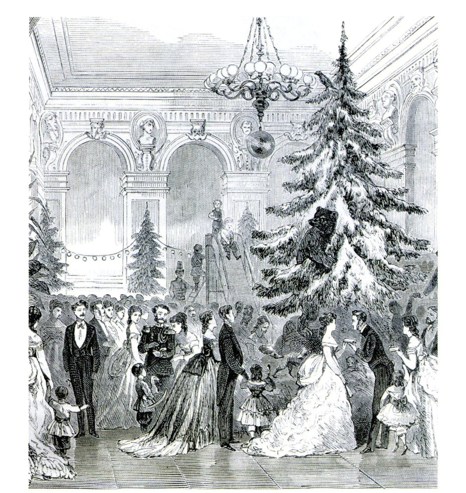 Первая елка 1852 год Санкт Петербург Екатерининский вокзал