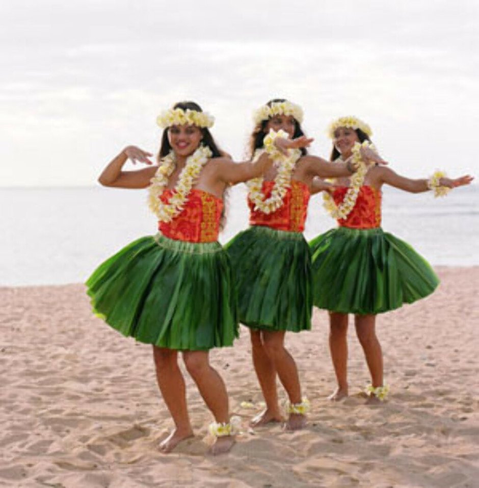 Гавайская вечеринка на берегу