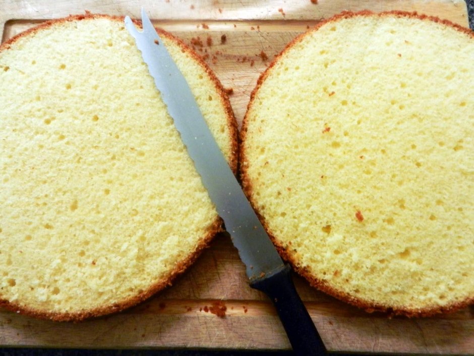 Рецепт бисквита на форму 26 см для торта
