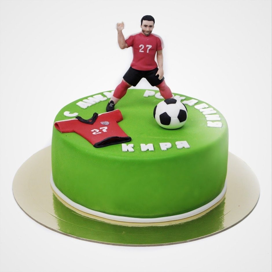 Торт с футбольной тематикой