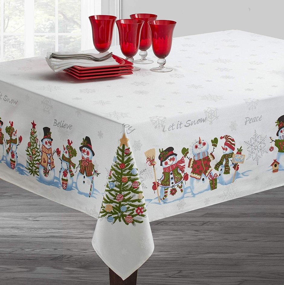 Новогодние скатерти Christmas Tablecloth