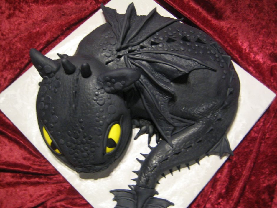 Черный дракон торт