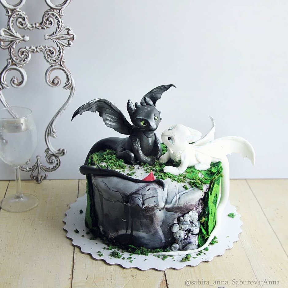 Торт декор дракон