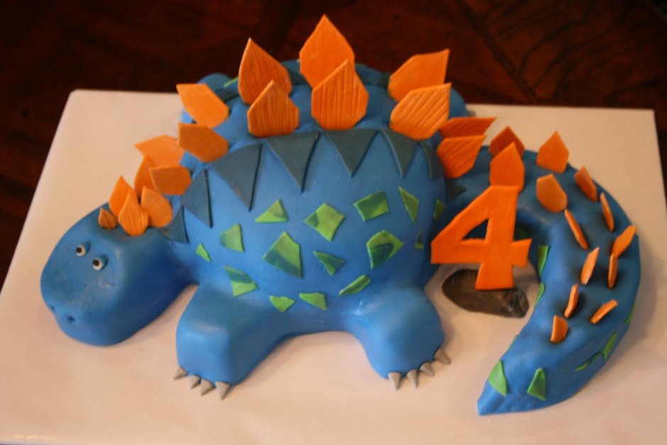 Тортик для двойни динозавры