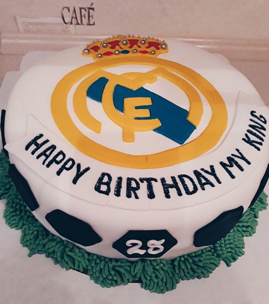 Торт футбольный торт Реал Мадрид