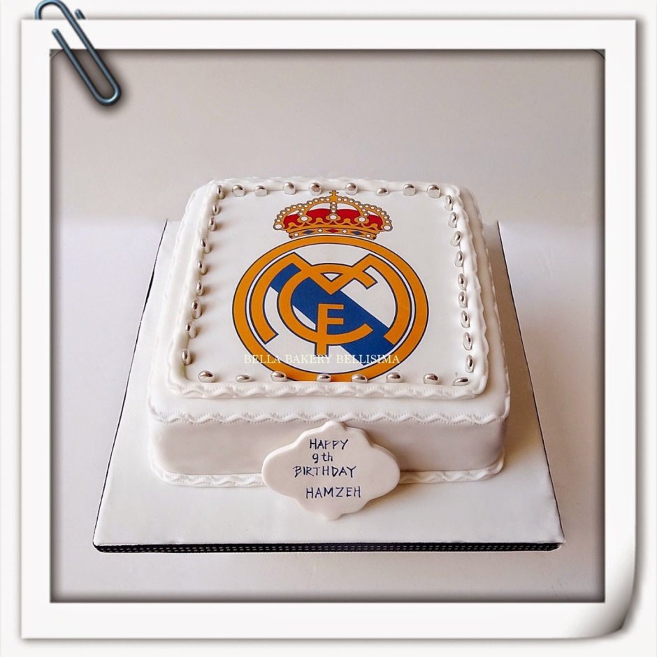 Торт Реал Мадрид на день рождения