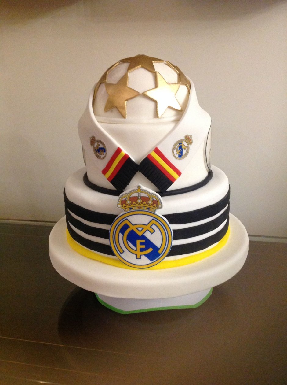 Торт мяч футбольный Реал Мадрид
