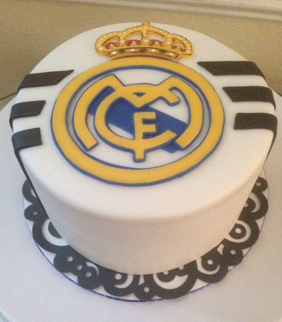 Торт Реал Мадрид двух ярусный