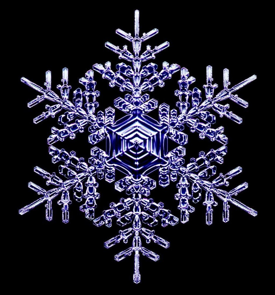 Снежинка кристаллическая