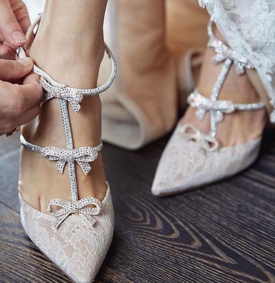Туфли-сандали на свадьбу