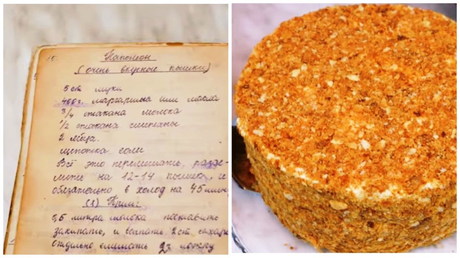 Рецепты советских тортов