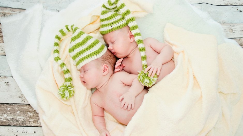 С рождением малышей двойни