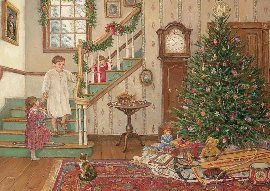 Рождественская елка в Аничковом Дворце 1848 год