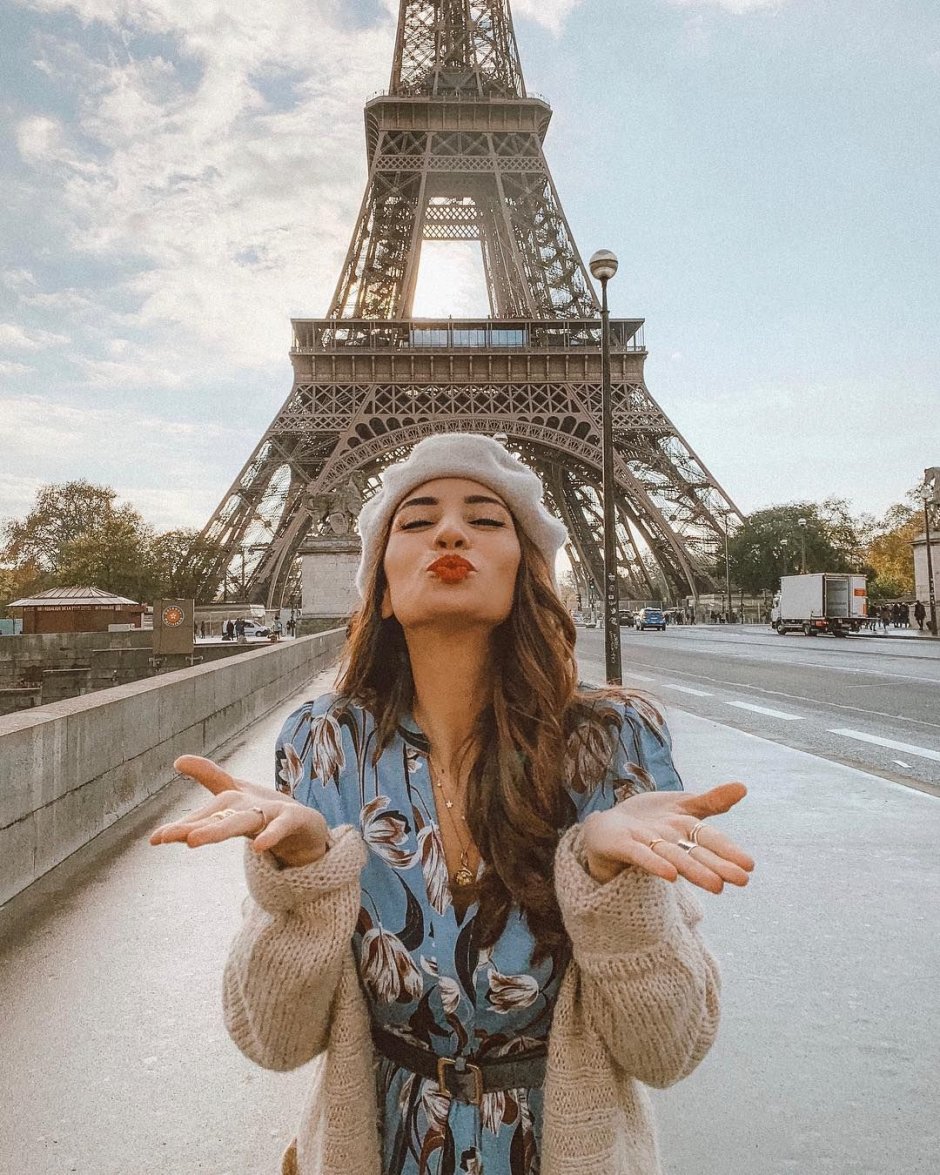 Париж Эйфелева башня елка