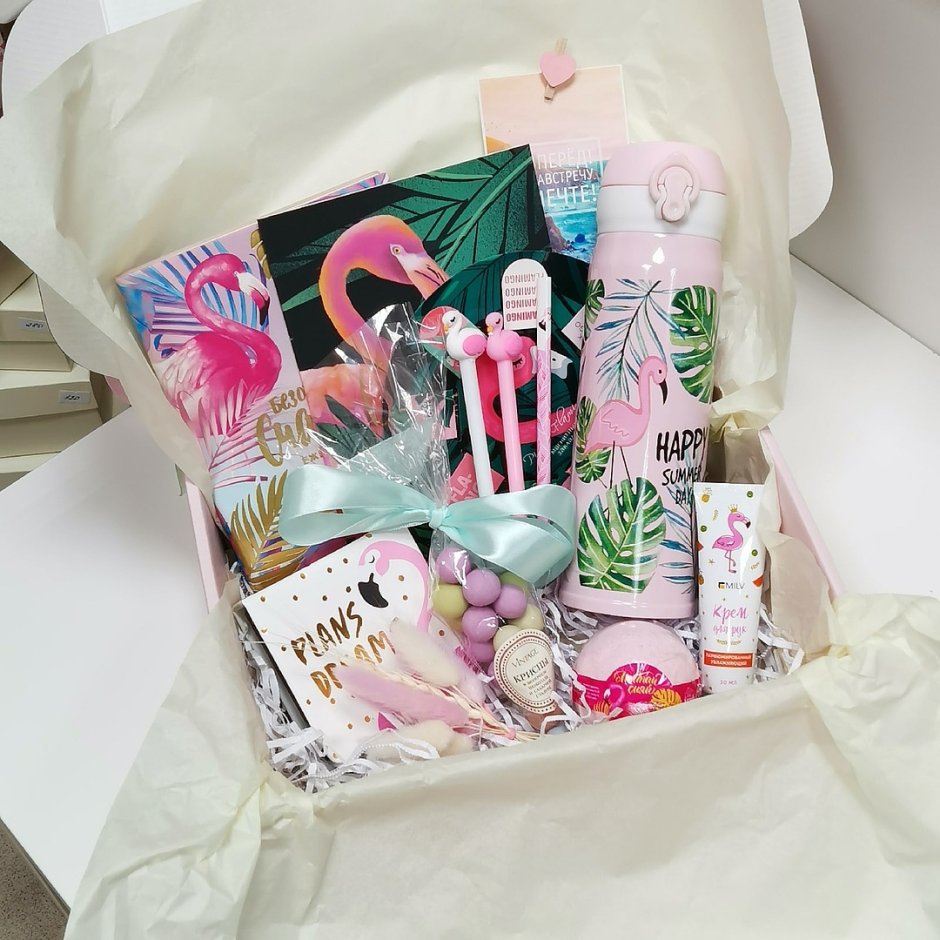 Подарочный набор Фламинго Box