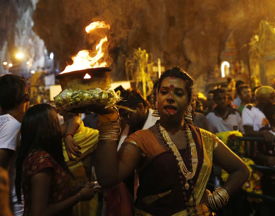 Праздник Тайпусам в Индии