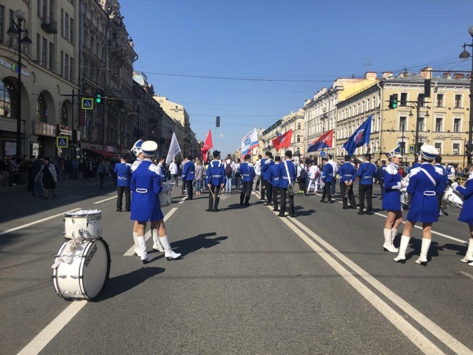 Профсоюзное шествие Петербург