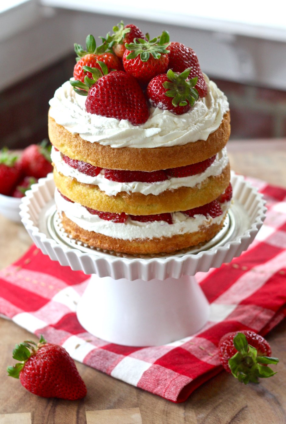 Strawberry Shortcake Cake