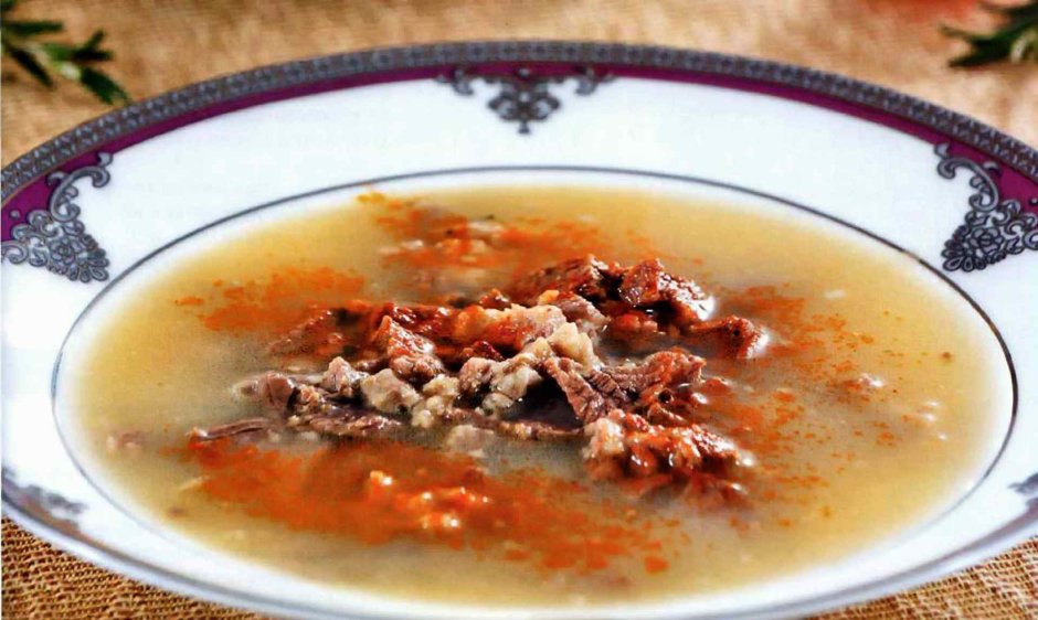 Турецкий суп булгур и чечевица