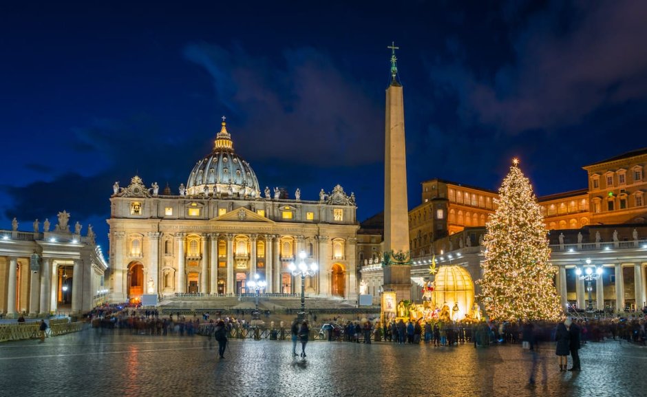 Собор Святого Петра в Риме Рождество