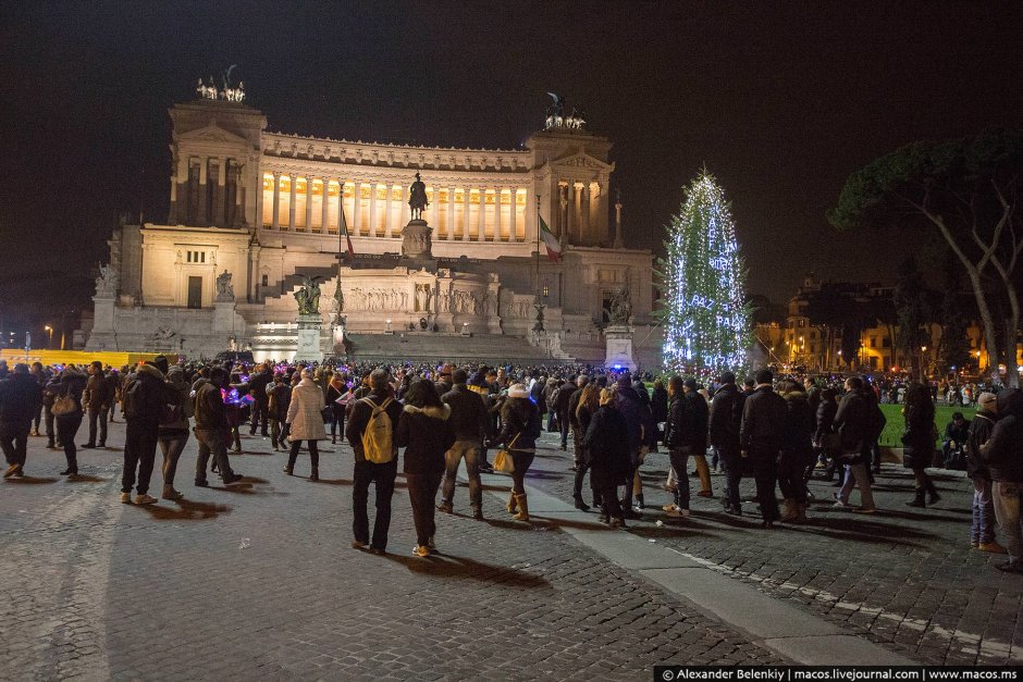 Новый год в Риме фото