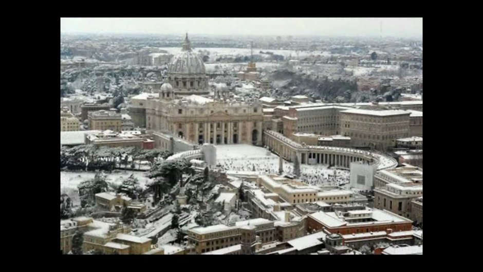 Зима в Ватикане