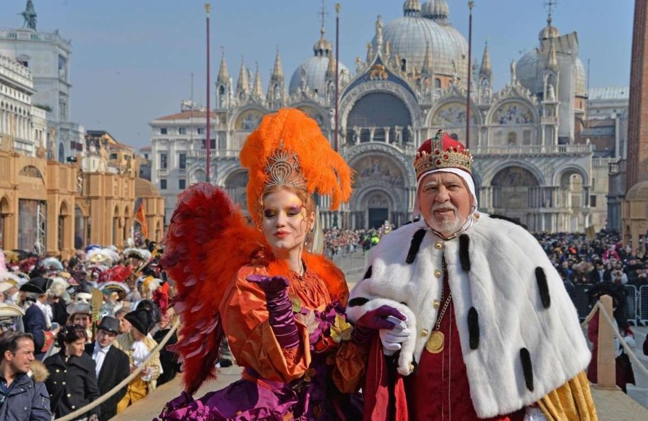 Венецианский карнавал фейерверк
