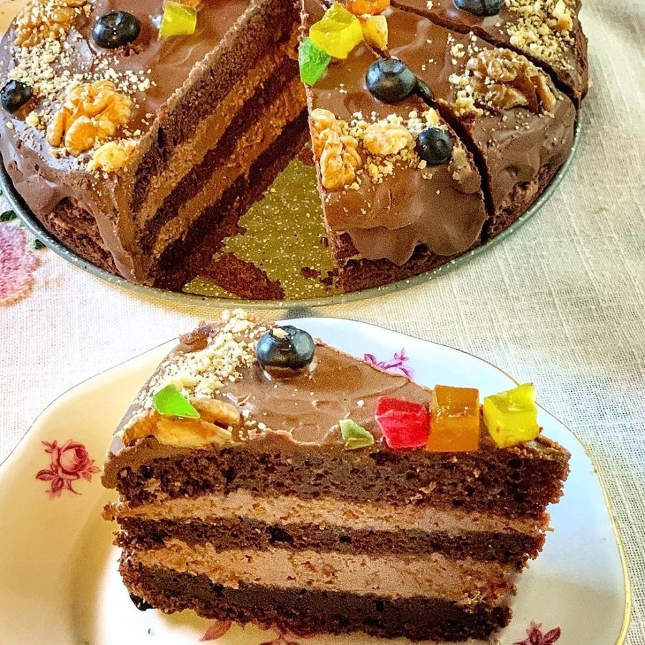 Торт воздушно шоколадный