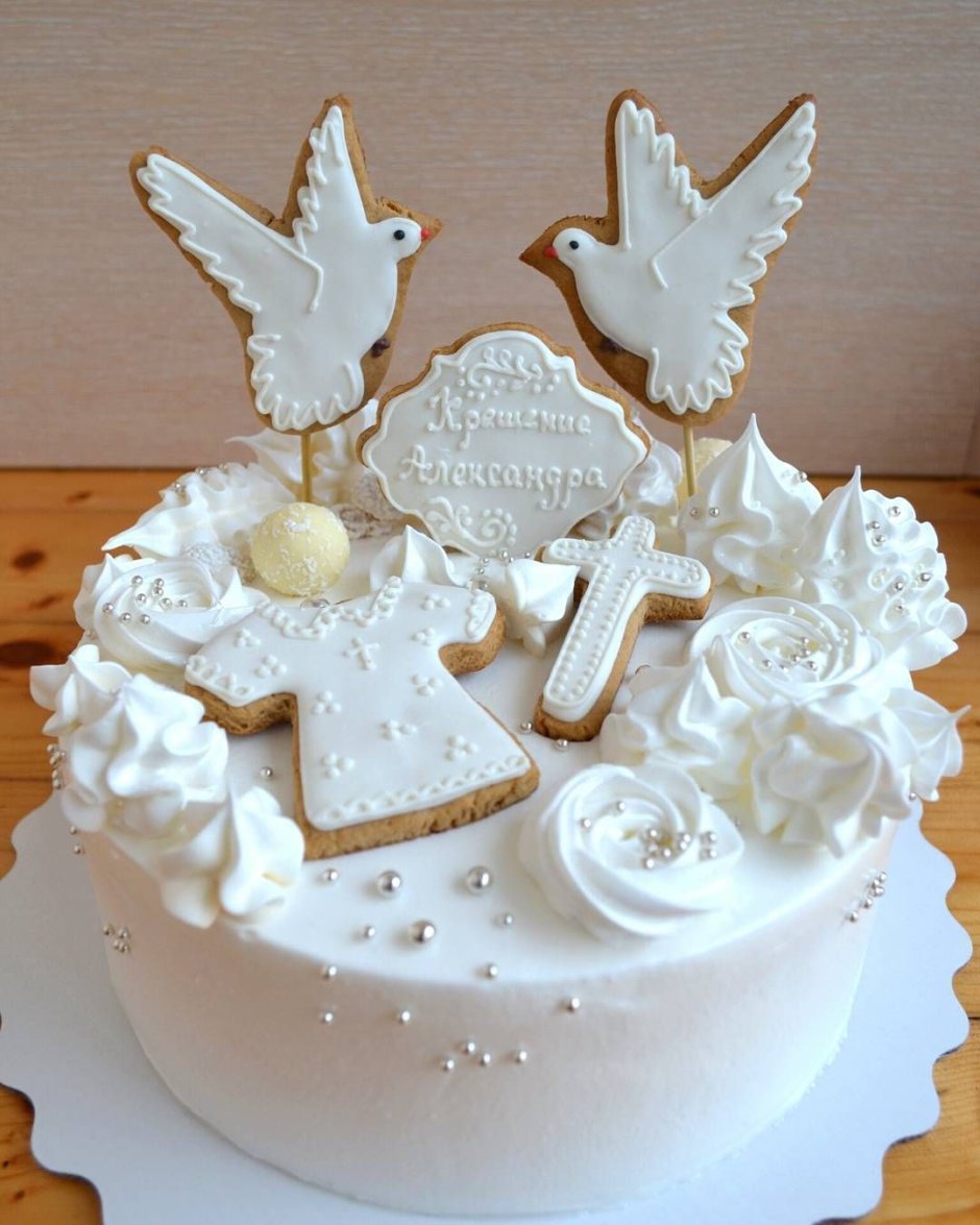 Торт с ангелочками на свадьбу