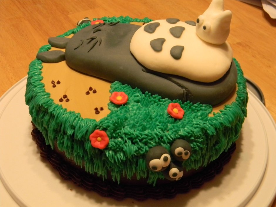 Дизайн торта день рождения Тоторо