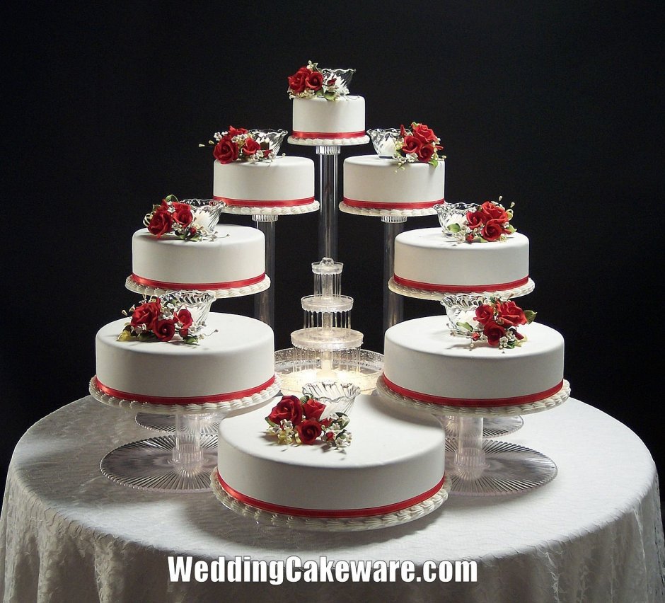 Подставка для торта на свадьбу многоярусная